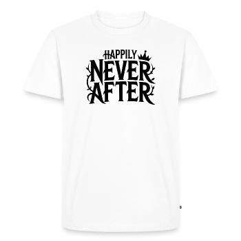 2026_02_12_Happily_never_after_Typo Conception - T-shirt Premium bio Homme - blanc - Devant - Nico (187cm)
