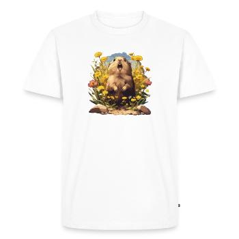 Lemmings Lemming - Men's Premium Organic T-Shirt - white - Front - Nico (187cm)