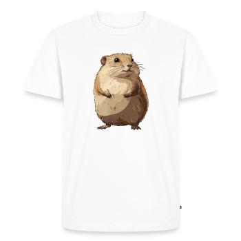 Lemmings Lemming - T-shirt Premium bio Homme - blanc - Devant - Nico (187cm)