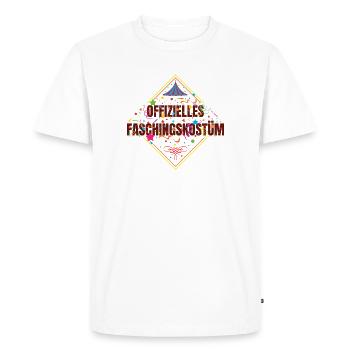 Costume officiel de carnaval - T-shirt Premium bio Homme - blanc - Devant - Nico (187cm)