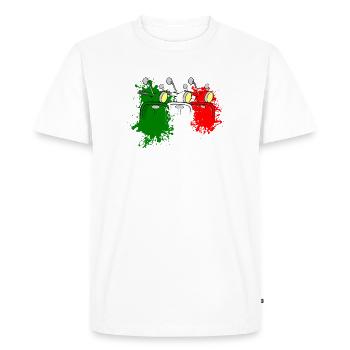 Scooter Italie - T-shirt Premium bio Homme - blanc - Devant - Nico (187cm)