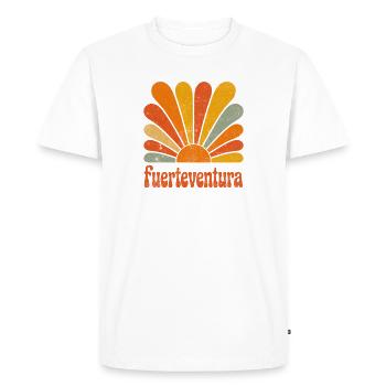 Sunrise from Fuerteventura - Men's Premium Organic T-Shirt - white - Front - Nico (187cm)