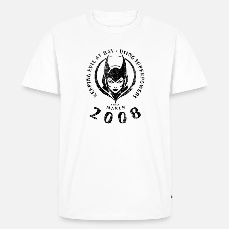 18. Birthday Using Superpowers Since 03/2008 - Men's Premium Organic T-Shirt - white