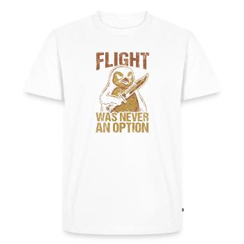 Fighting penguin with sword - Men's Premium Organic T-Shirt - white - Front - Nico (187cm)