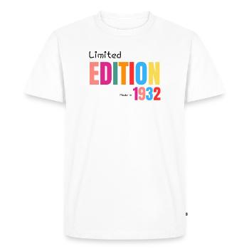 Limited edition Made in 1932 - T-shirt Premium bio Homme - blanc - Devant - Nico (187cm)