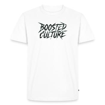 Culture boostée pour les fans de tuning autocollants - T-shirt Premium bio Homme - blanc - Devant - Nico (187cm)