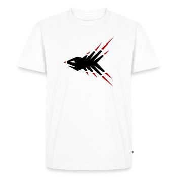 Sliver Fish - Fantasy Fish - Men's Premium Organic T-Shirt - white - Front - Nico (187cm)