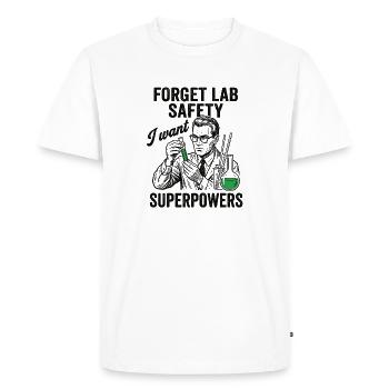 T-shirt humoristique de chimie pour les nerds de science - T-shirt Premium bio Homme - blanc - Devant - Nico (187cm)