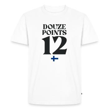 Douze Points 12 Finland Flag eurovision - Men's Premium Organic T-Shirt - white - Front - Nico (187cm)