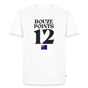 Twelve Points Australia Eurovision  - Men's Premium Organic T-Shirt - white - Front - Nico (187cm)