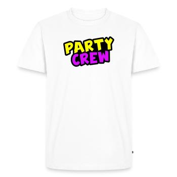 Équipe de fête - T-shirt Premium bio Homme - blanc - Devant - Nico (187cm)