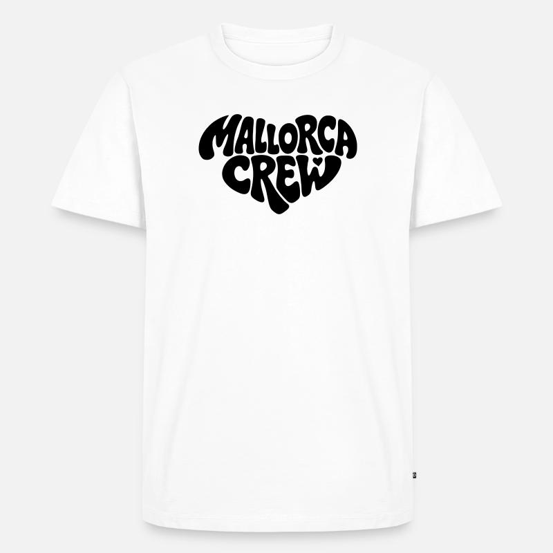 Mallorca Crew  - Männer Premium Bio T-Shirt - Weiß