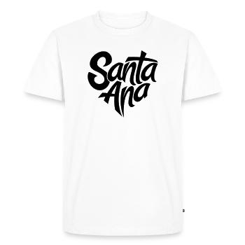 Faute de frappe cardiaque à Santa Ana, Californie - T-shirt Premium bio Homme - blanc - Devant - Nico (187cm)