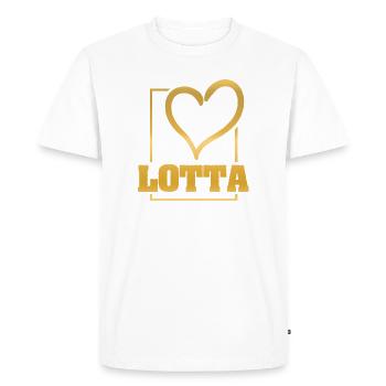 Cadeau pour Lotta - T-shirt Premium bio Homme - blanc - Devant - Nico (187cm)