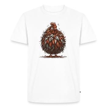 Crise Olossienne - T-shirt Premium bio Homme - blanc - Devant - Nico (187cm)