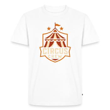 Cirque pour enfants drôles de l’équipe du cirque - T-shirt Premium bio Homme - blanc - Devant - Nico (187cm)