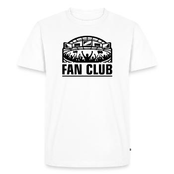 Fan Club Stadium - Men's Premium Organic T-Shirt - white - Front - Nico (187cm)