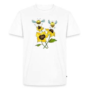 Insects - Men's Premium Organic T-Shirt - white - Front - Nico (187cm)