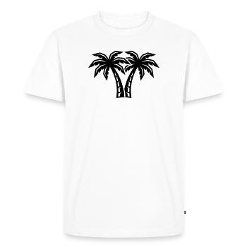 Icône de Palm Island - T-shirt Premium bio Homme - blanc - Devant - Nico (187cm)