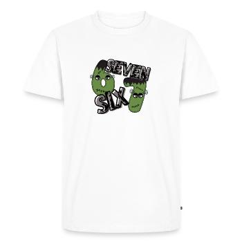 six sept - T-shirt Premium bio Homme - blanc - Devant - Nico (187cm)
