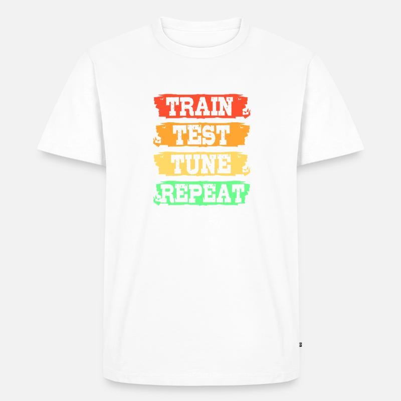 Programmeur codeur GPT - T-shirt Premium bio Homme - blanc