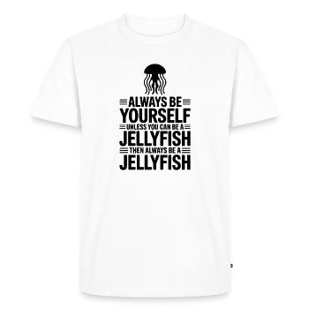 Dictons des perroquets Cadeau drôle de perroquet - T-shirt Premium bio Homme - blanc - Devant - Nico (187cm)