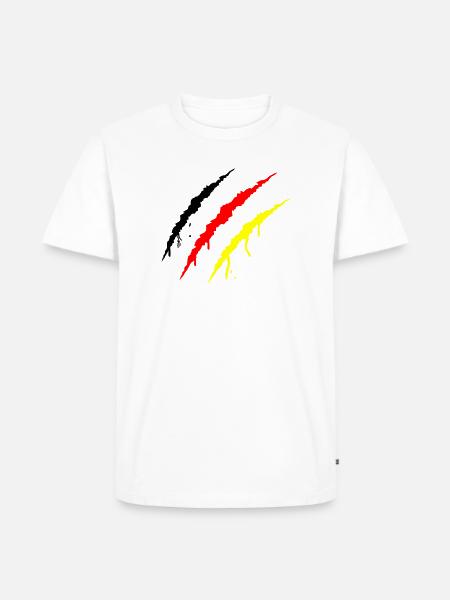 krallen_deutschland - Men's Premium Organic T-Shirt - white