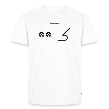 Bow Bow - Nautical Sailing Ships Captain - Men's Premium Organic T-Shirt - white - Front - Nico (187cm)