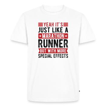 Cadeaux de course à fond - Idée de design parfaite pour un coureur de cross-country - T-shirt Premium bio Homme - blanc - Devant - Nico (187cm)