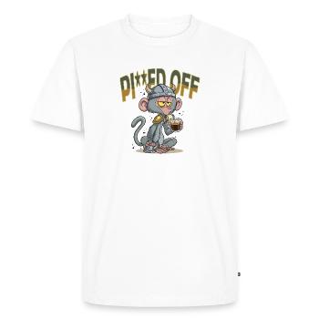 Monkey_1 - T-shirt Premium bio Homme - blanc - Devant - Nico (187cm)