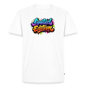 Édition limitée - T-shirt Premium bio Homme - blanc - Devant - Nico (187cm)