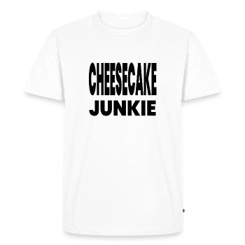 Cheesecake - T-shirt Premium bio Homme - blanc - Devant - Nico (187cm)