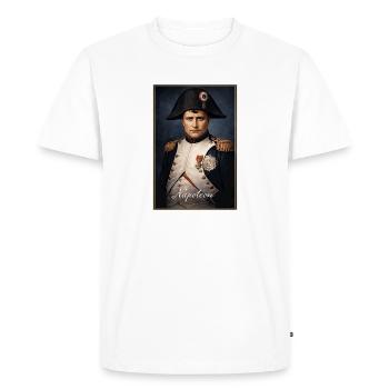 Uniforme militaire du portrait de Napoléon - T-shirt Premium bio Homme - blanc - Devant - Nico (187cm)