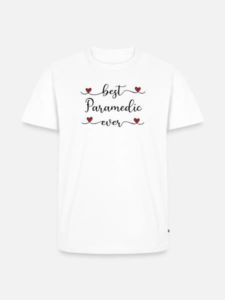 Meilleur ambulancier du monde - T-shirt Premium bio Homme - blanc