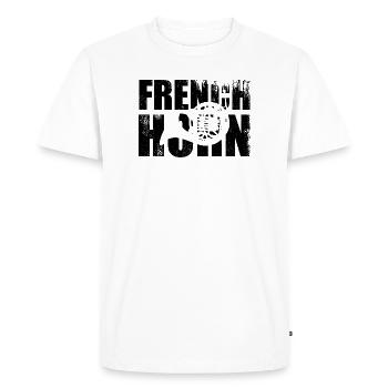 Clairon - T-shirt Premium bio Homme - blanc - Devant - Nico (187cm)