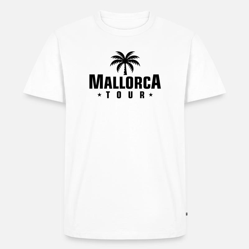 Mallorca Tour - Männer Premium Bio T-Shirt - Weiß