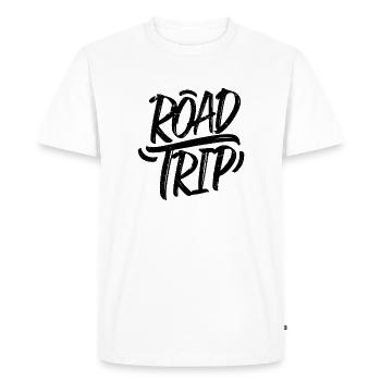 Road Trip - Men's Premium Organic T-Shirt - white - Front - Nico (187cm)