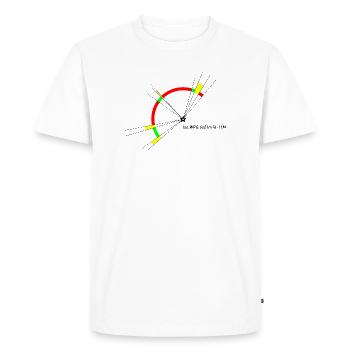 Timmendorf Lighthouse - Maritim Poel Baltic Sea - Men's Premium Organic T-Shirt - white - Front - Nico (187cm)
