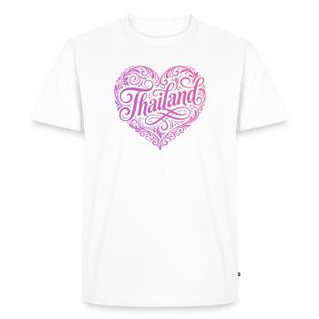 Thailand Heart Holidays - Men's Premium Organic T-Shirt - white - Front - Nico (187cm)