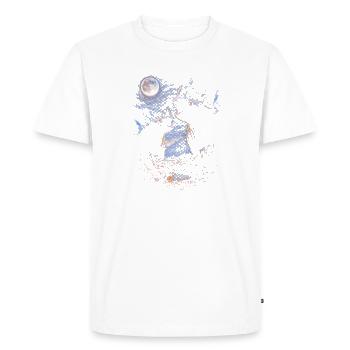 Rhinoceros - T-shirt Premium bio Homme - blanc - Devant - Nico (187cm)