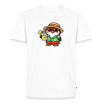 Penguin Beach Adventure Hawaii - Men's Premium Organic T-Shirt - white - Front - Nico (187cm)