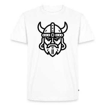 viking - T-shirt Premium bio Homme - blanc - Devant - Nico (187cm)