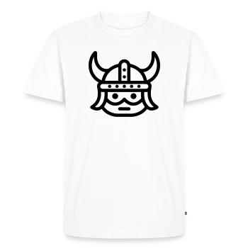 viking - T-shirt Premium bio Homme - blanc - Devant - Nico (187cm)