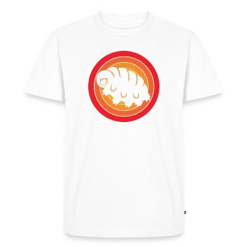 Microbiologie Biologie Sciences biologiques - T-shirt Premium bio Homme - blanc - Devant - Nico (187cm)