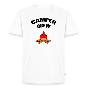 Campfire Flame Romance - Men's Premium Organic T-Shirt - white - Front - Nico (187cm)