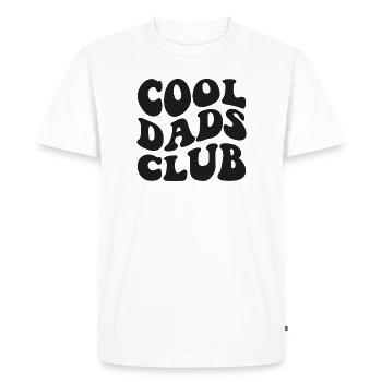 Cadeau de Papa Cool Dads Club 2026 - T-shirt Premium bio Homme - blanc - Devant - Nico (187cm)