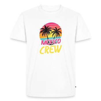 Équipage du Mexique - T-shirt Premium bio Homme - blanc - Devant - Nico (187cm)
