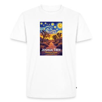 Parc national de Joshua Tree, Californie - T-shirt Premium bio Homme - blanc - Devant - Nico (187cm)
