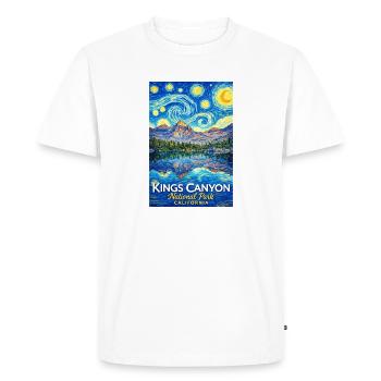 Parc national de Kings Canyon, Californie - T-shirt Premium bio Homme - blanc - Devant - Nico (187cm)