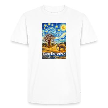 Kruger National Park, South Africa - Men's Premium Organic T-Shirt - white - Front - Nico (187cm)
